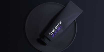 Blauer Nue Font Poster 6