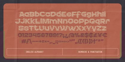 Echo Stripes Font Poster 7