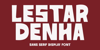 MC Lestar Denha Font Poster 1