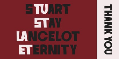 MC Lestar Denha Font Poster 5