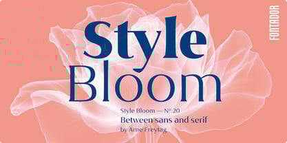 Style Bloom Font Poster 2