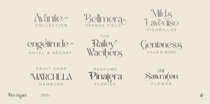 Al Rechgart Font Poster 14