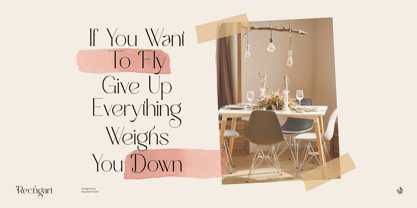 Al Rechgart Font Poster 10