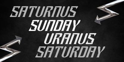 Grafis Techno Font Poster 6
