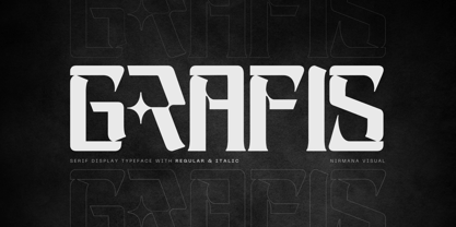 Grafis Techno Font Poster 1