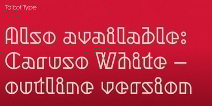 Caruso Font Poster 7