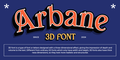 Arbane Font Poster 7