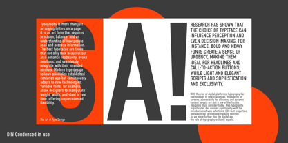 Din Condensed Font Poster 8