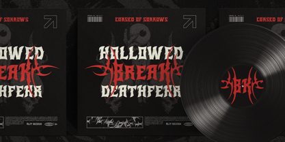 Redband Font Poster 9