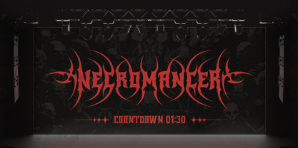 Redband Font Poster 14