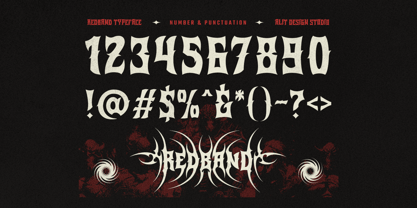 Redband Font Poster 8