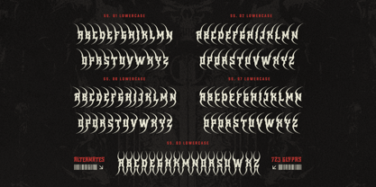 Redband Font Poster 15