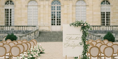 Rose Orchard Garden Bold Font Poster 13