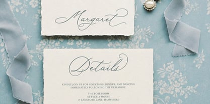 Rose Orchard Garden Bold Font Poster 4