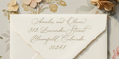 Rose Orchard Garden Bold Font Poster 9