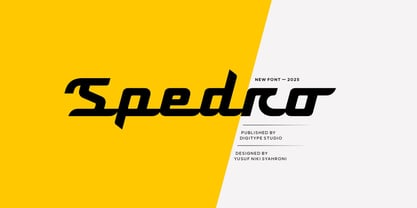 Spedro Font Poster 1