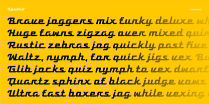 Spedro Font Poster 8