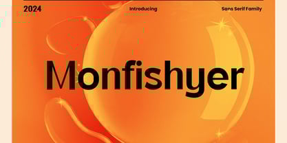 Monfishyer Font Poster 1