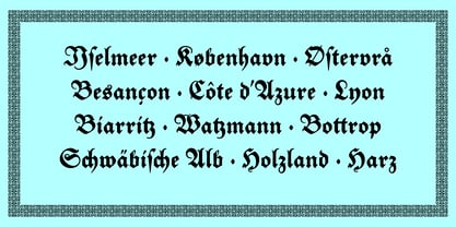 Tiemann Fraktur Font Poster 5