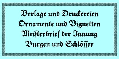 Tiemann Fraktur Font Poster 3