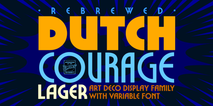 Dutch Courage Lager Font Poster 1
