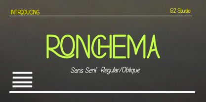 Ronchema Font Poster 1