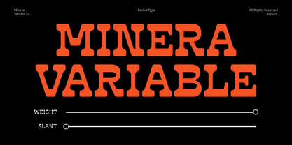 Minera Font Poster 11