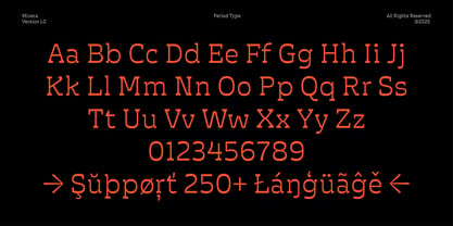 Minera Font Poster 8