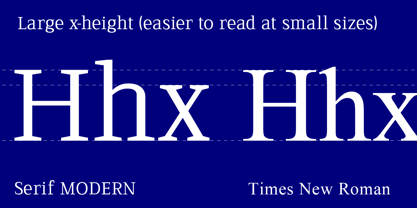 Serif Modern Font Poster 4