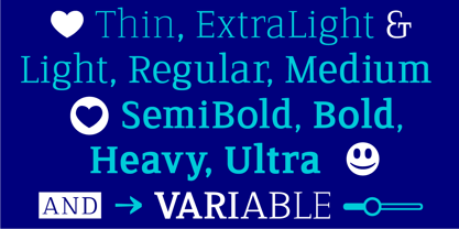 Serif Modern Font Poster 3