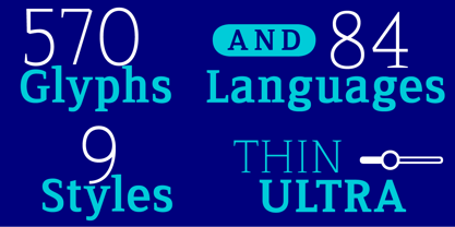 Serif Modern Font Poster 5