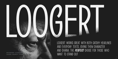 Loogert Font Poster 1