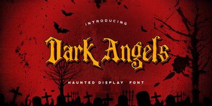 Dark Angels Font Poster 1