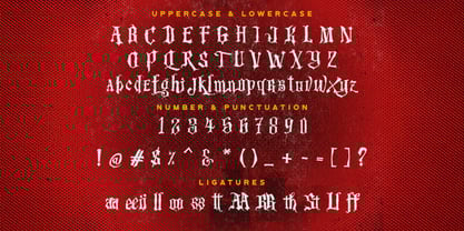 Dark Angels Font Poster 7