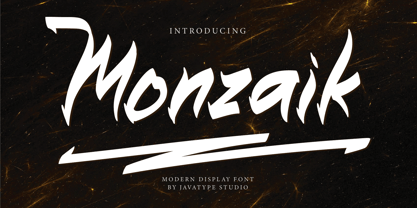 Monzaik Font Poster 1