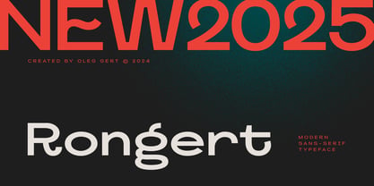 Rongert Font Poster 1