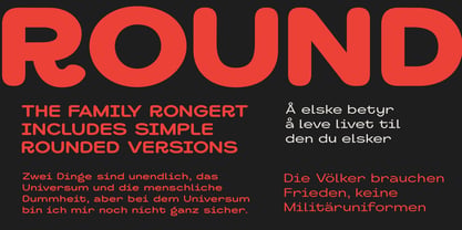 Rongert Font Poster 4