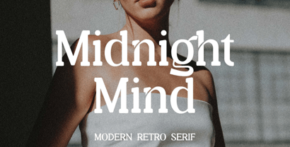 Midnight Mind Font Poster 1
