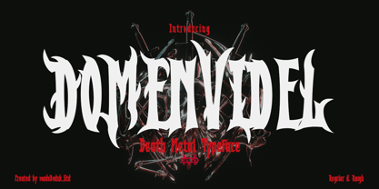 Domenvidel Font Poster 1