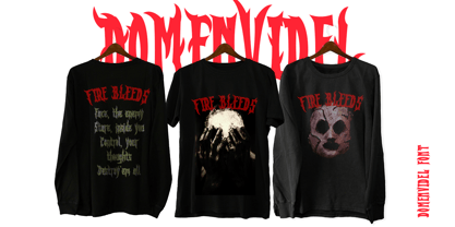 Domenvidel Font Poster 6