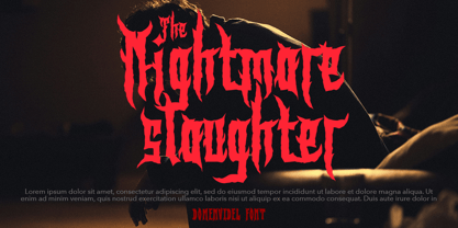 Domenvidel Font Poster 9