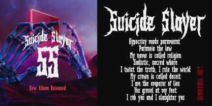 Domenvidel Font Poster 4