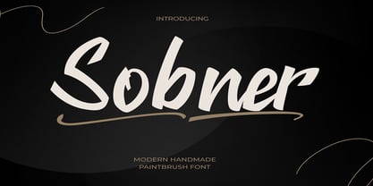 Sobner Font Poster 1