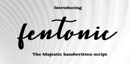 Fentonic Font Poster 1