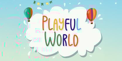 Playful World Font Poster 1