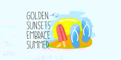 Summer Freedom Font Poster 3