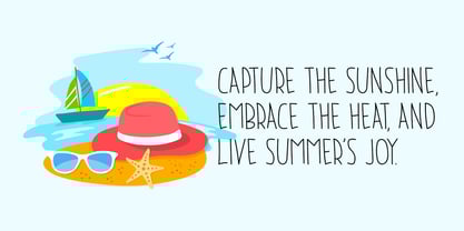 Summer Freedom Font Poster 2