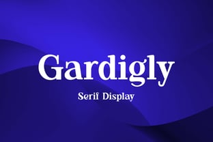 Gardigly Font Poster 1