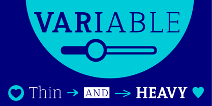 Serif Modern Variable Font Poster 4