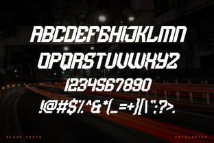 Blazze Font Poster 5